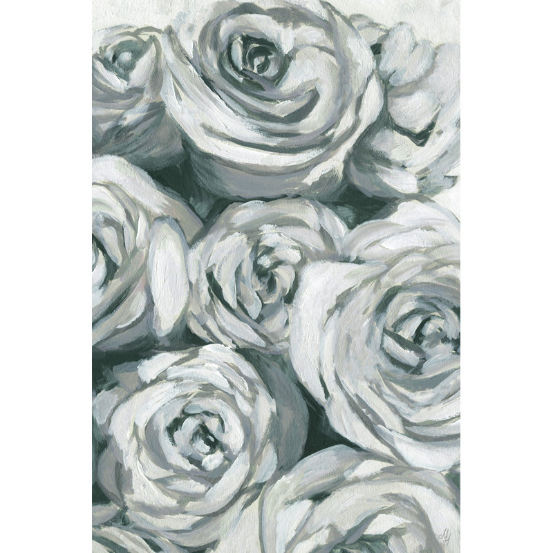 Wrapped Canvas Painting, 30cm H x 20cm W, Light Green