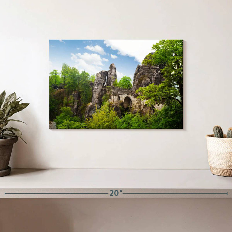Lilie German Bastei Bridge, 8" H x 12" W
