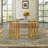 71 inch oval tempered glass dining table-1382129288