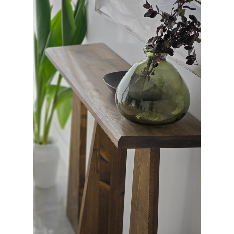 Commode rustique en bois massif Bellest, finition noyer, 39,4 po x 32,7 po x 11,0 po | Fabrication 100% bois massif, design moderne | Solution de rangement idéale pour la chambre à coucher ou le salon, durable et élégante