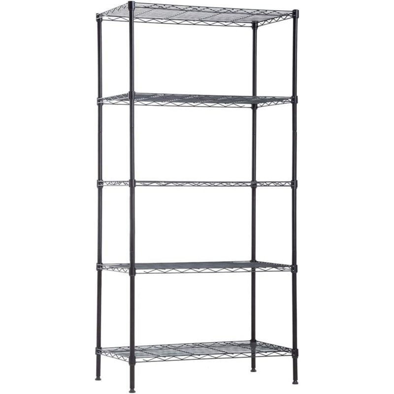 24'' W Metal Height -Adjustable Shelving Unit