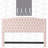 Elle Decor Celeste Tufted Upholstered Padded Headboard with Contemporary Button Tufting-21000039-31968816