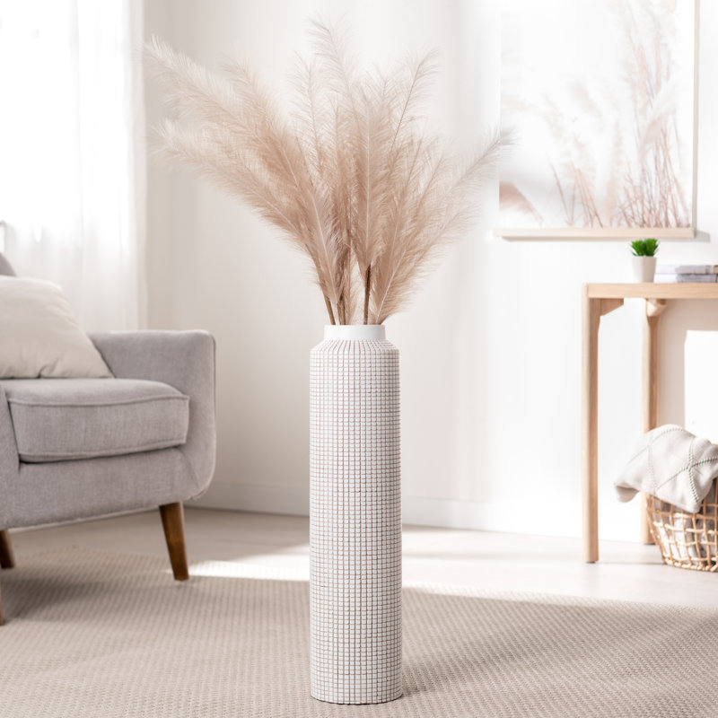 Vase de plancher Ladainian, H 25 po x l 6,25 po x P 6,25 po
