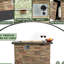 Foyer au propane pour jardin 50000, conception rectangulaire de 42 pouces, foyer à gaz à combustion propre et réglable, combustible, allumage par impulsion, protection