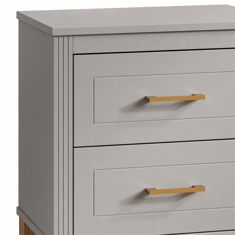 Table de chevet 2 tiroirs, Grey