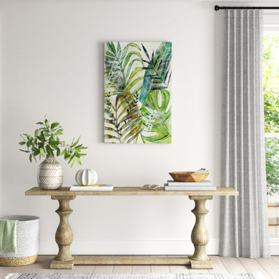 « layers palms i »-impression sur toile