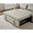 55'' Leather Small Loveseat Pull-out Sofa Bed - Adjustable Backrest With 2 Soft Pillows-1547826986