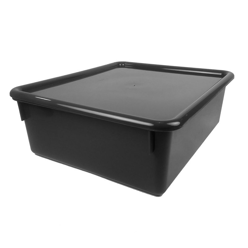 Plateau Stowaway avec couvercle, Noir