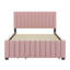 Lit plateforme double avec lit gigogne-107233599