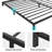 Heavy Duty Metal Platform Bed Frame – Twin Size, 10 Inch Height, Sturdy Steel Slats, No Box Spring Needed, Noise-Free-1185641622-1185641620