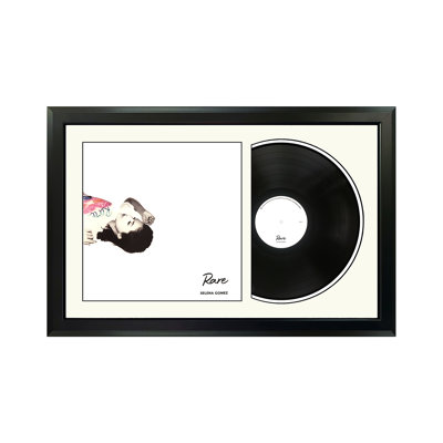 Selena Gomez "Rare" Framed Record with White Mat