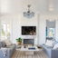 Modern 42" Ceiling Fan With Romote Control, Led Light Kit & Crystal Accents