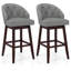 Mandica Swivel Upholstered Counter Stool-87392270