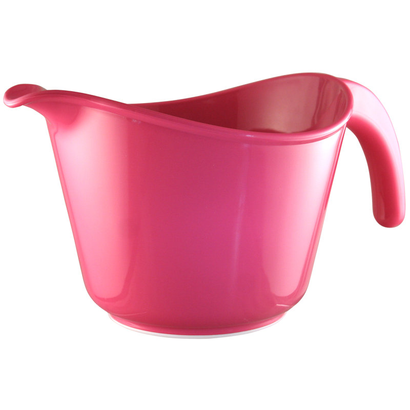 Bol en plastique Alicio de Ebern Designs, Magenta