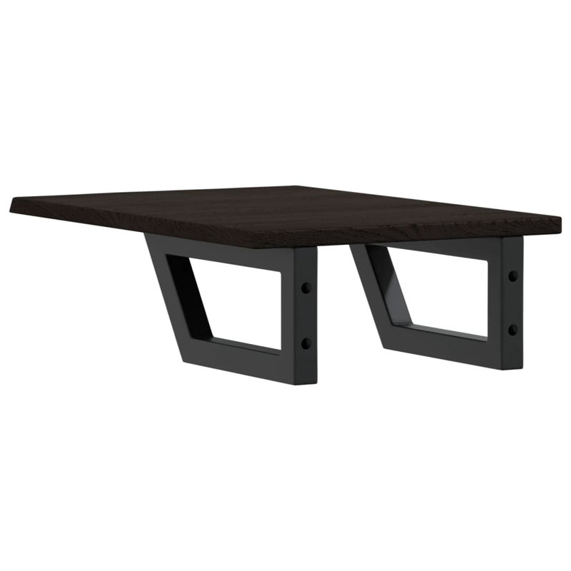 Accent Shelf, Black, 17" H x 60" W x 35.5" D