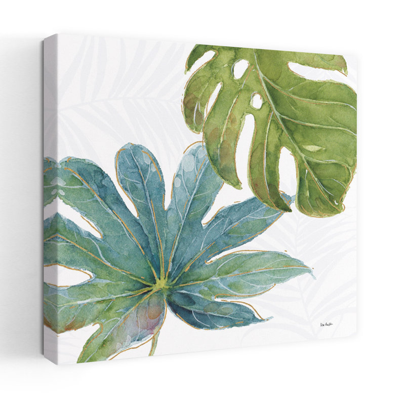 Art tropical tropical, rosé tropical, paysage de palmier, H 48 po x l 48 po