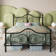 Anterrio Metal Open-Frame Bed with Butterfly Pattern Design Headboard and Footboard