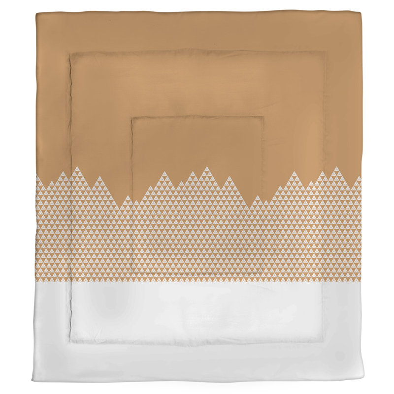 Édredon simple réversible Katelyn Elizabeth Mountain, Édredon simple, Orange
