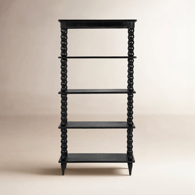 Isabel Spindle Solid Wood Tall Bookcase