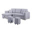 Canapé-lit modulaire réversible 93 po Modern