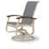 Chaise de patio pivotante Askar
