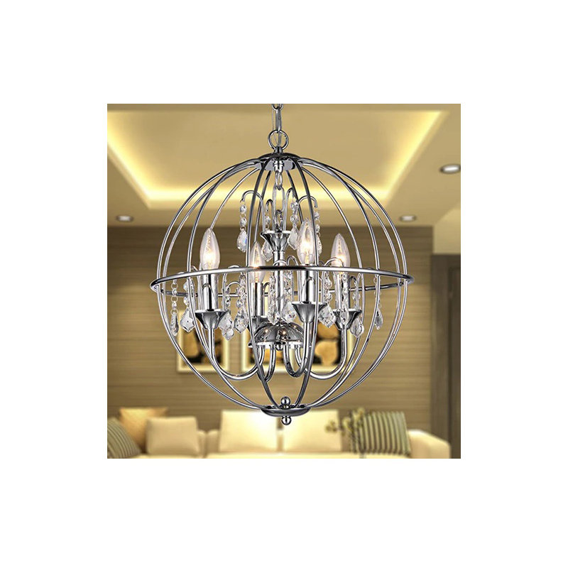 Scottsmoor 4 - Light Dimmable Globe Chandelier