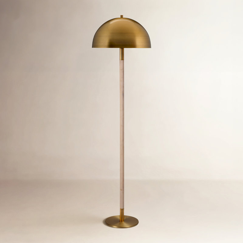 Adalay Metal and Wood Floor Lamp