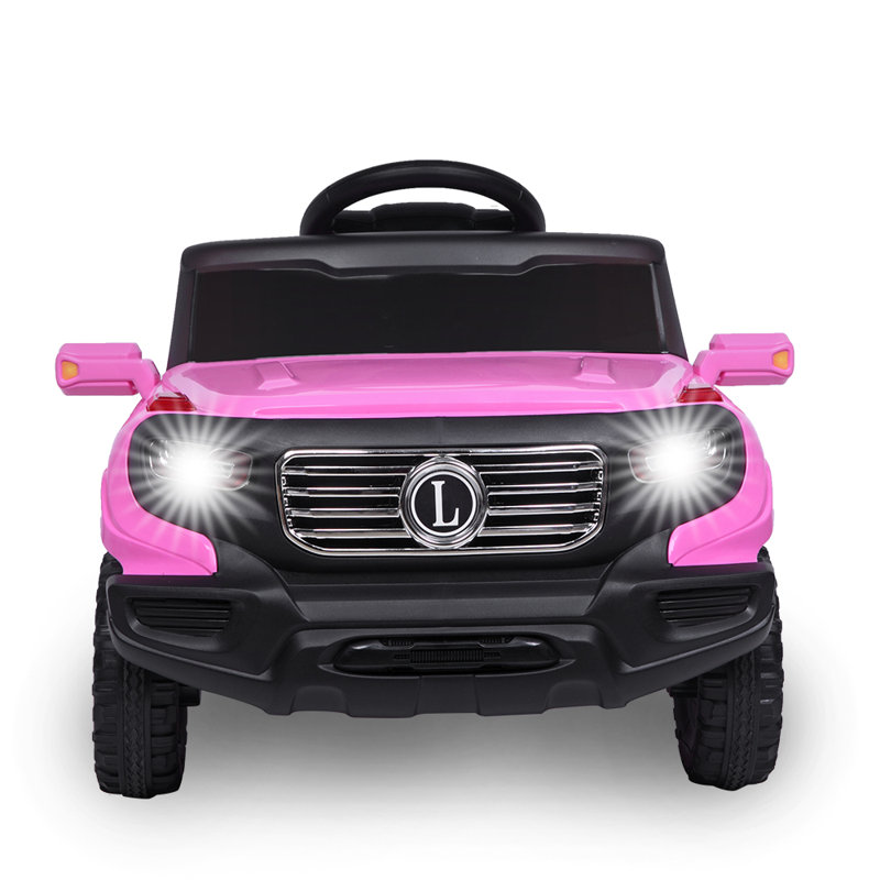 Pink 6V Kids Ride-On Truck with Remote Control