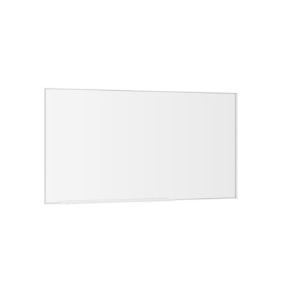 55"X30" Oversized Modern Rectangle Bathroom Mirror With Silver Frame Decorative Large Wall Mirrors For Bathroom Living Room Bedroom Vertical Or Horizontal Wall Mounted Mirror With Aluminum Frame