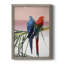 Palm Parrots - Peinture sur toile encadrée-109329979-109330378