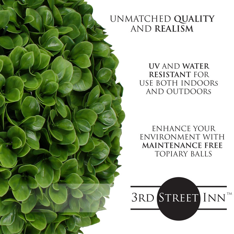 3 - Piece 20" Artificial Topiary Set