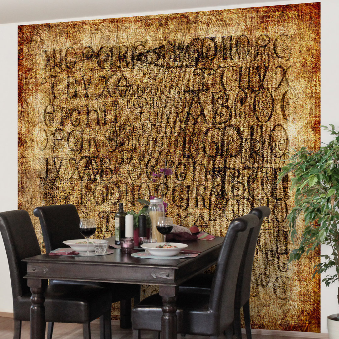 Tapete Old Letters 3.36m L x 336cm B