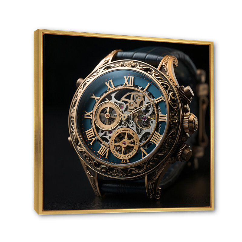 Luxury Luxury Diamond Dusk V sur impression sur toile, Cadre flottant doré, H 36 po x l 36 po x P 1,5 po
