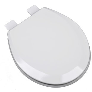 Siège de toilette rond en bois moulé