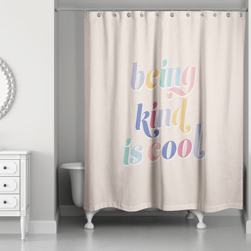 Rideau de douche Being Kind is Cool 71 x 74