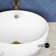 Sublime II Ceramic Circular Single Hole Faucet Vessel Bathroom Sink with Overflow