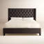 Lit tapissier capitonné standard à profil bas Kaster-547550967-560823570