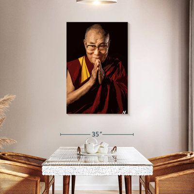 Dalai Lama Illustration