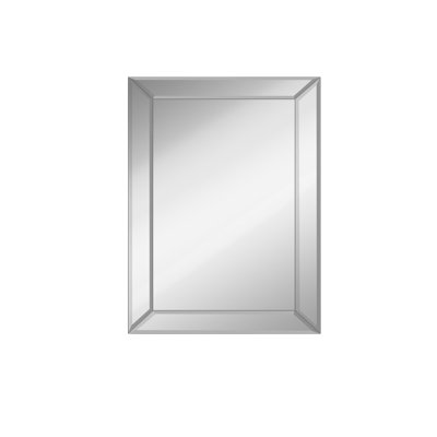 Rectangular Framed Contemporary Wall Mirror for Bathroom, Bedroom, Living Room