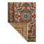 Meadlo Cotton Oriental Area Rug in Peach