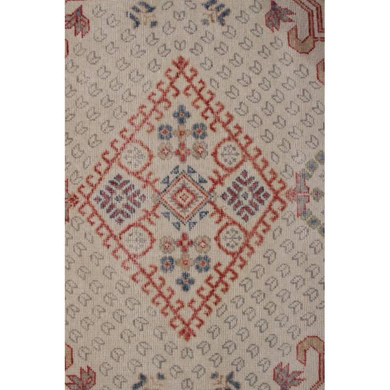 Distressed Homage Handmade Kilim Wool Floral Area Rug, Runner 3' x 14'