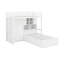 Lit superposé simple avec tiroirs, garde-robe, tablettes et hydraulique-373268465
