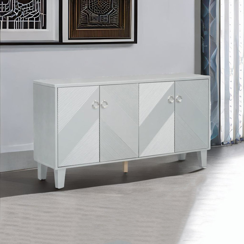 Armoire d'appoint Macadams, Blanc