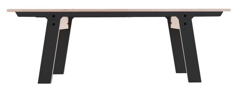 Giedi Upholstered Bench, Small, Inky Black