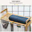 Panier à linge avec 2 sections, 10,7 gallons chacune, convenant à un espace de tri quotidien