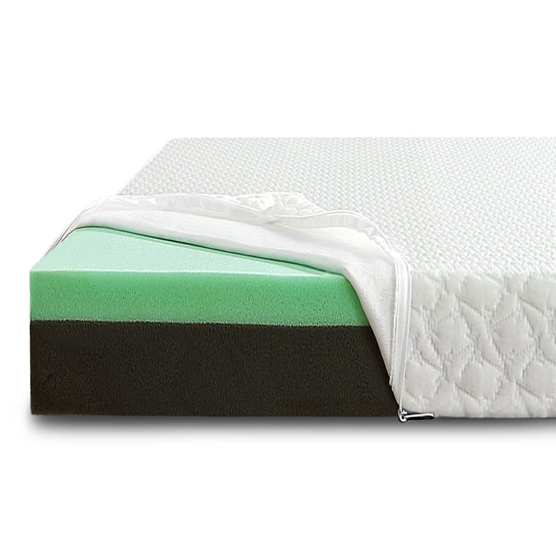 Surmatelas en mousse viscoélastique 2 po Hinesburg Alwyn Home, Simple