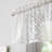 Canterbury Lace 3pc Val/Tier Set White