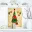 «Deconstrstruction Abstract Red and Green Christmas Tree», peinture-33440230-35119282