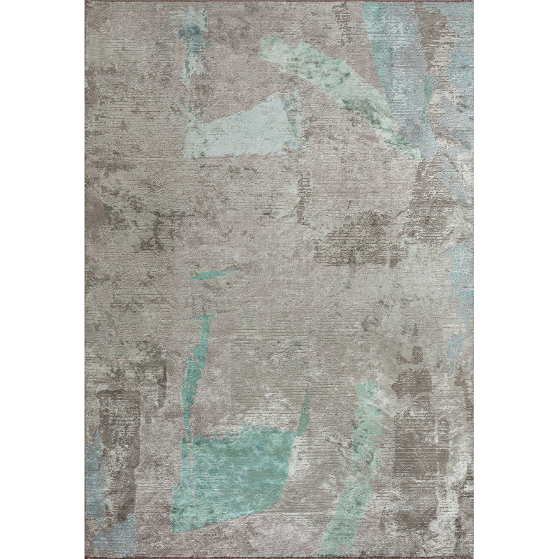 Alsion Abstract Hand Loom Indoor / Outdoor Area Rug, Rectangle 200 x 300cm