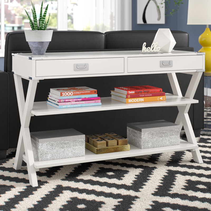 Atticus 48'' Console Table, White